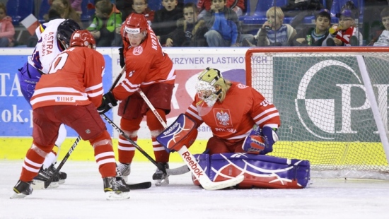 Polska wygrywa dwa mecze podczas Mistrzostw Świata w hokeju na lodzie. Ośmiu reprezentantów Sanoka w składzie