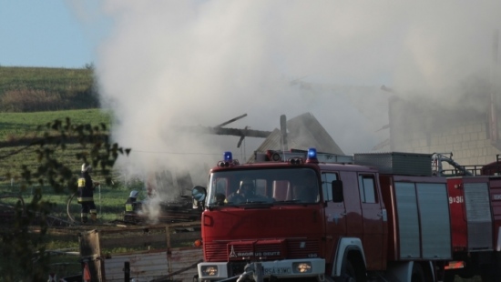 BIESZCZADY: Pożar domku letniskowego. Straty oszacowano na 3 tys. zł