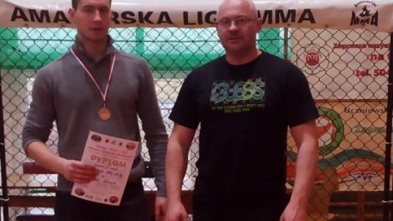 Kacper Kozak brązowym medalistą Pucharu Polski Centralnej MMA (ZDJĘCIA)