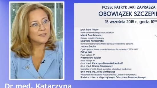 Dlaczego w Polsce szczepi się dzieci rtęcią i aluminium ? Debata w Sejmie pt. „Obowiązek szczepień w Polsce” – dr n. med. Dorota Sienkiewicz